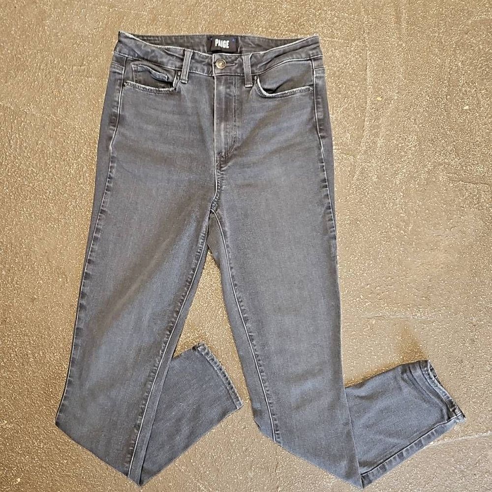 PAIGE Margot Ankle Black Denim Jeans